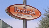 Указателна табела La Pasteria - гр. Варна, 2005г.